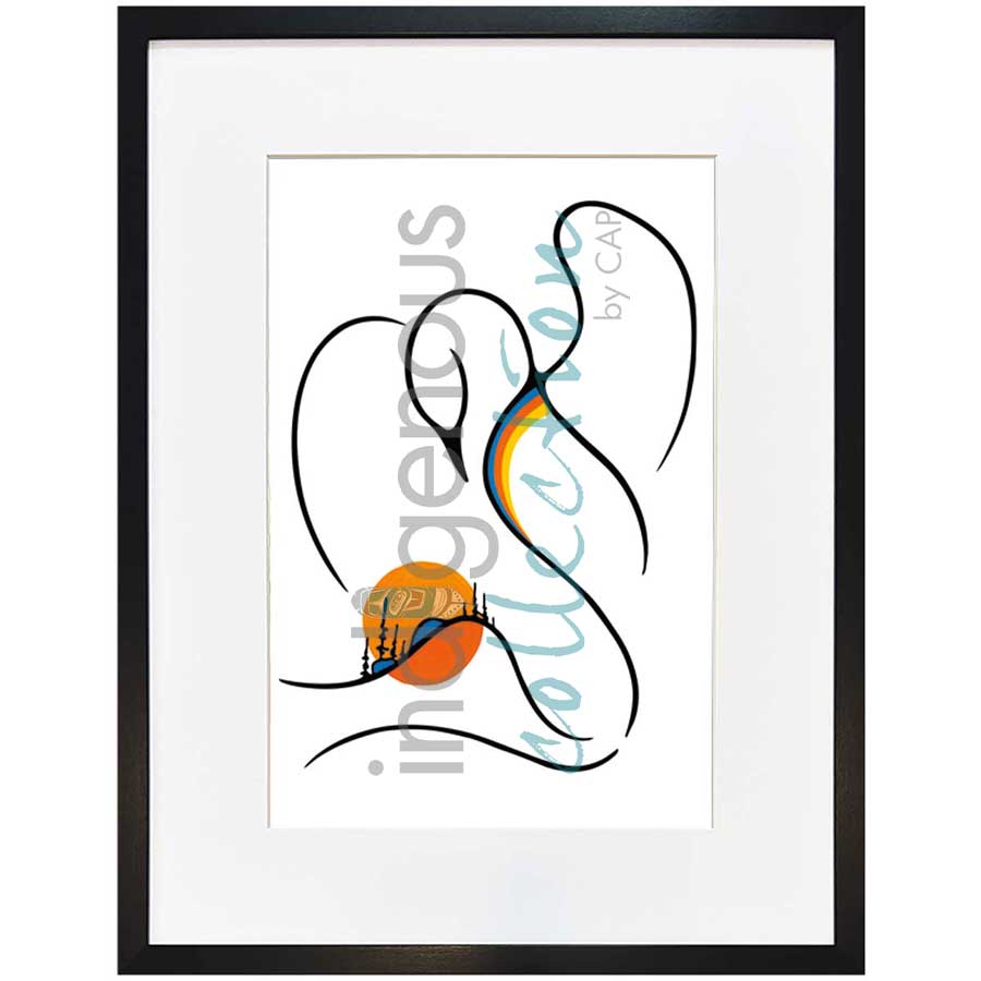 Serenity by artist Clemance Wescoupe - Ojibway. Indigenous Collection