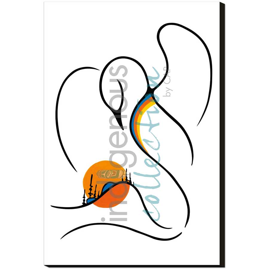 Serenity by artist Clemance Wescoupe - Ojibway. Indigenous Collection