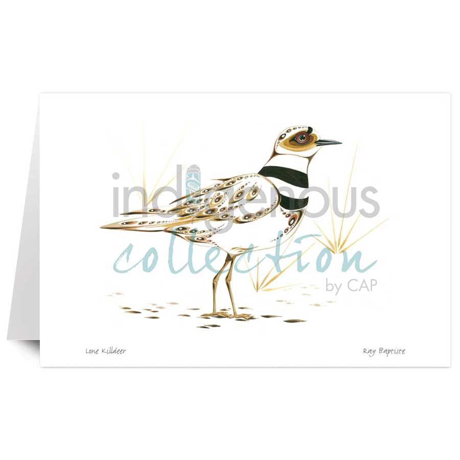 Lone Killdeer  by artist Ray Baptiste