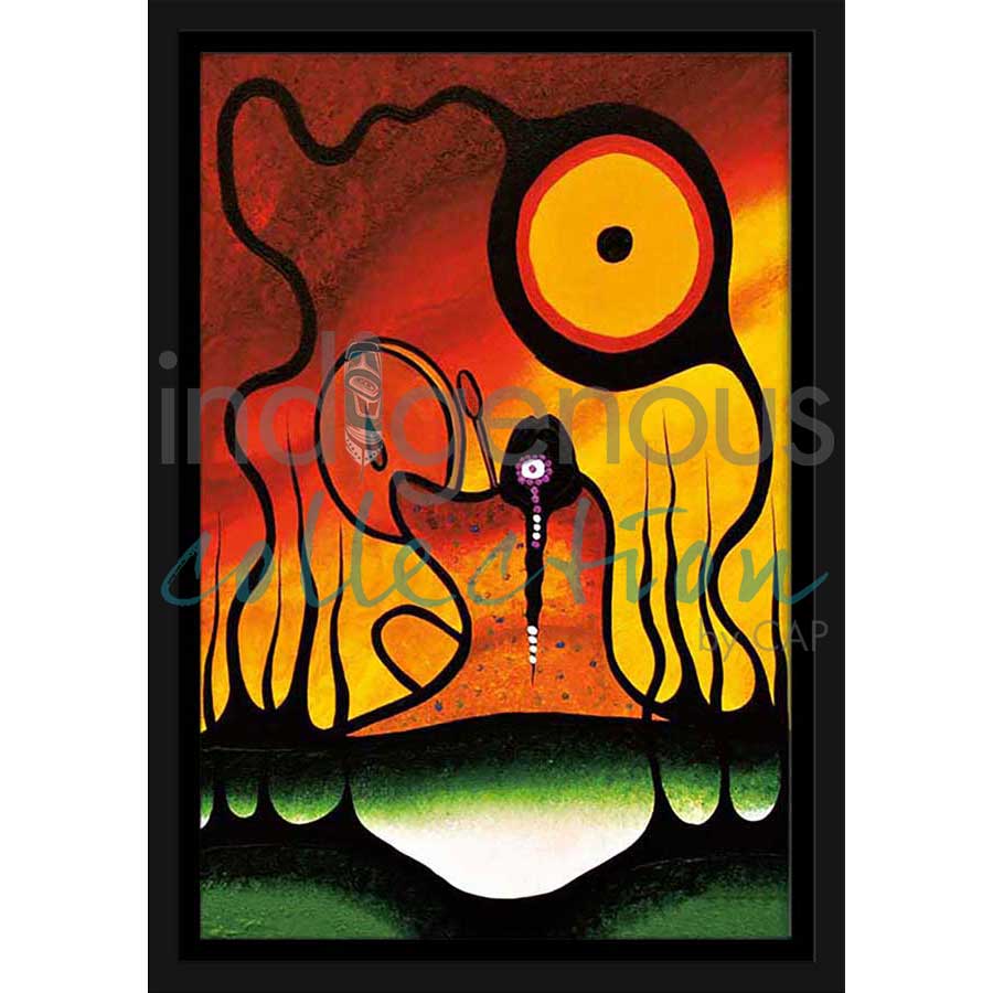 Inside Out by artist Frank Polson - Algonquin. Indigenous Collection
