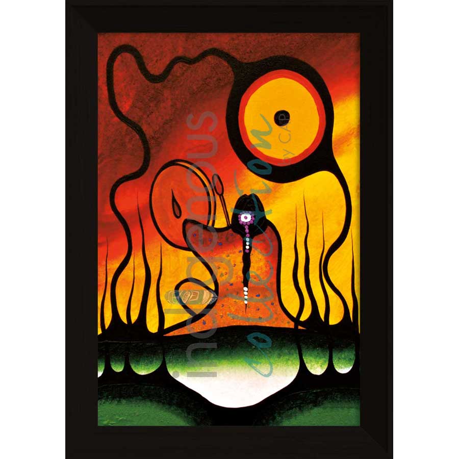 Inside Out by artist Frank Polson - Algonquin. Indigenous Collection