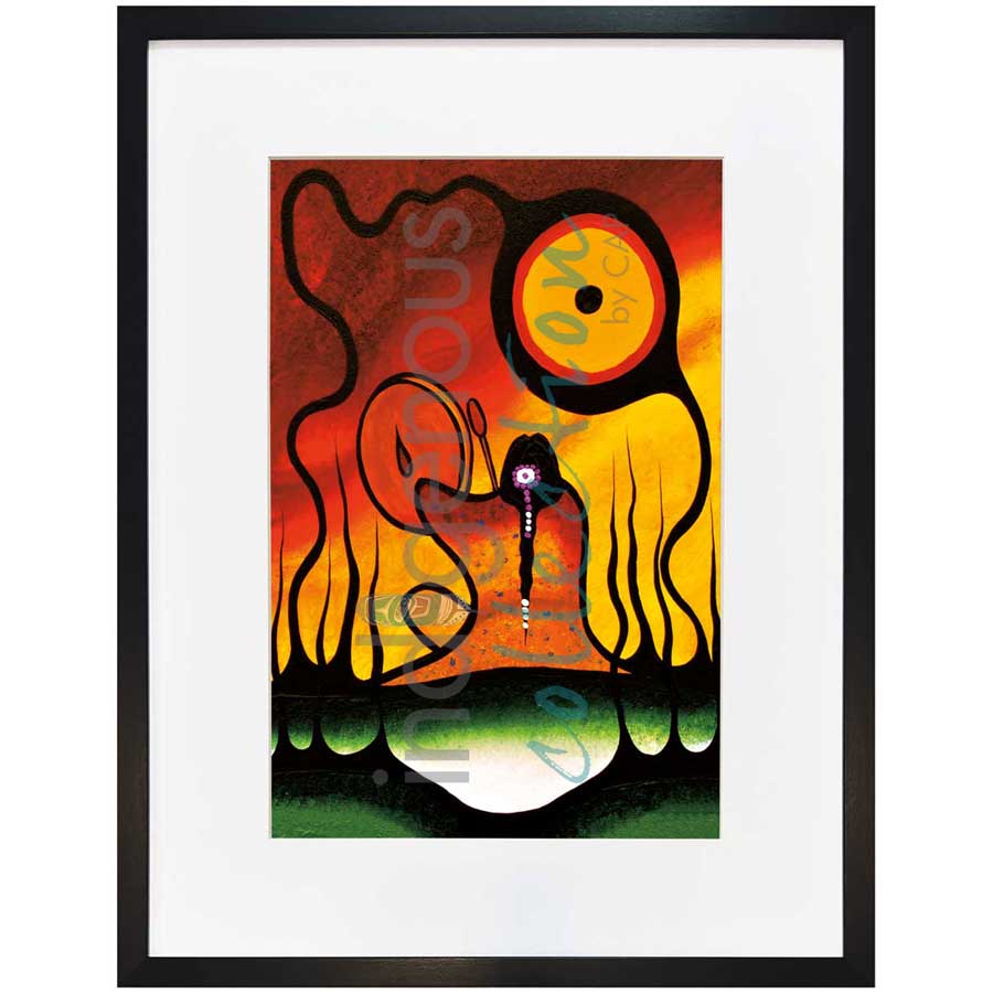 Inside Out by artist Frank Polson - Algonquin. Indigenous Collection