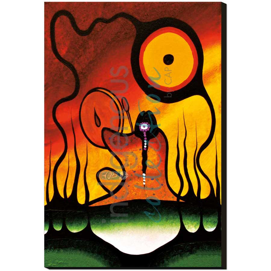 Inside Out by artist Frank Polson - Algonquin. Indigenous Collection