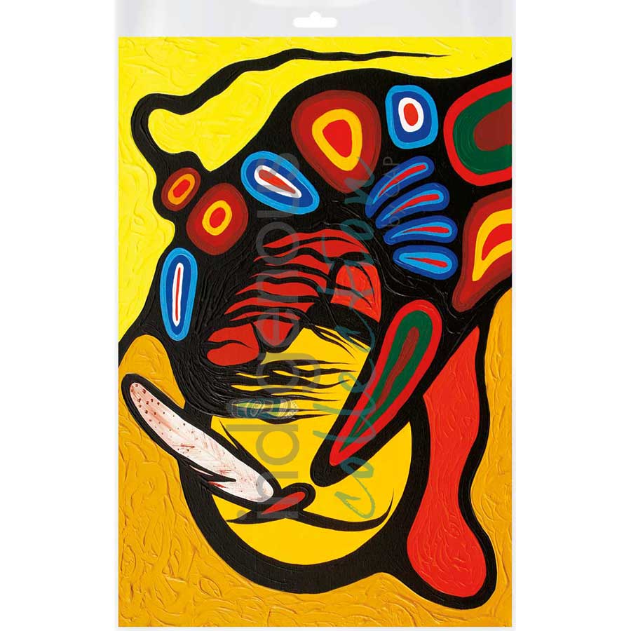 Sacred Feather by artist Frank Polson - Algonquin. Indigenous Collection