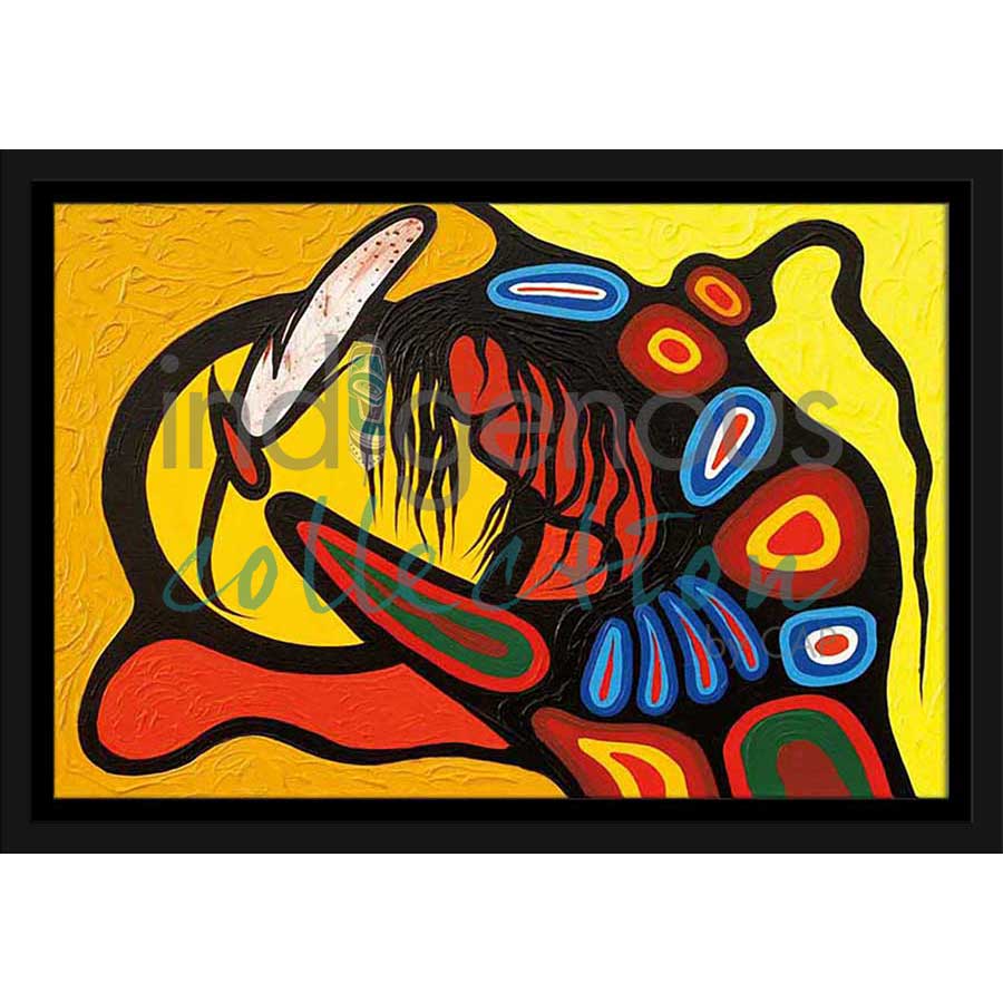 Sacred Feather by artist Frank Polson - Algonquin. Indigenous Collection