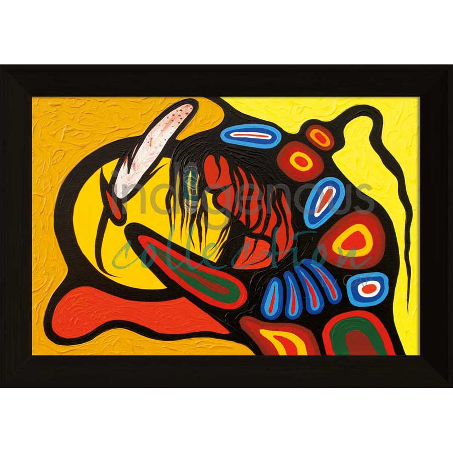 Sacred Feather by artist Frank Polson - Algonquin. Indigenous Collection