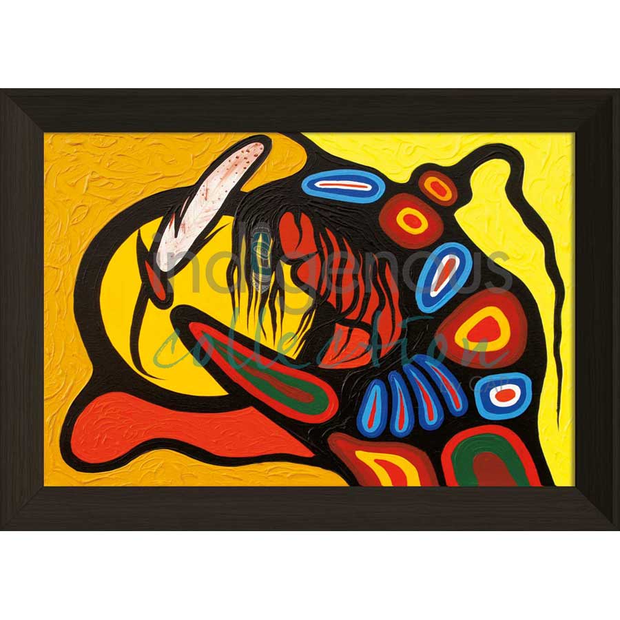 Sacred Feather by artist Frank Polson - Algonquin. Indigenous Collection