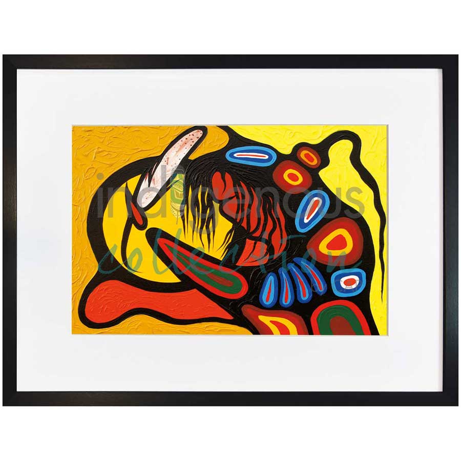 Sacred Feather by artist Frank Polson - Algonquin. Indigenous Collection