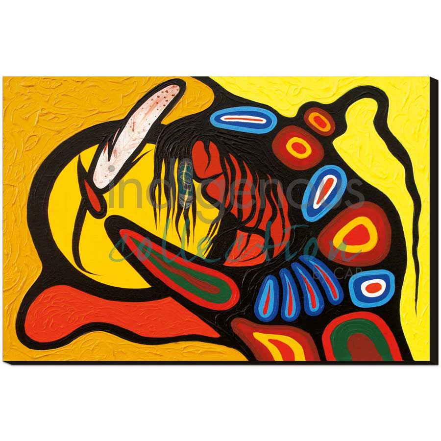 Sacred Feather by artist Frank Polson - Algonquin. Indigenous Collection