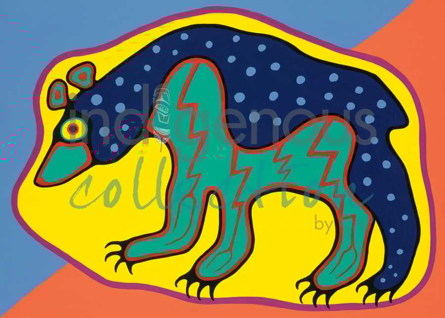 Thunder Bear by artist Jim Oskineegish