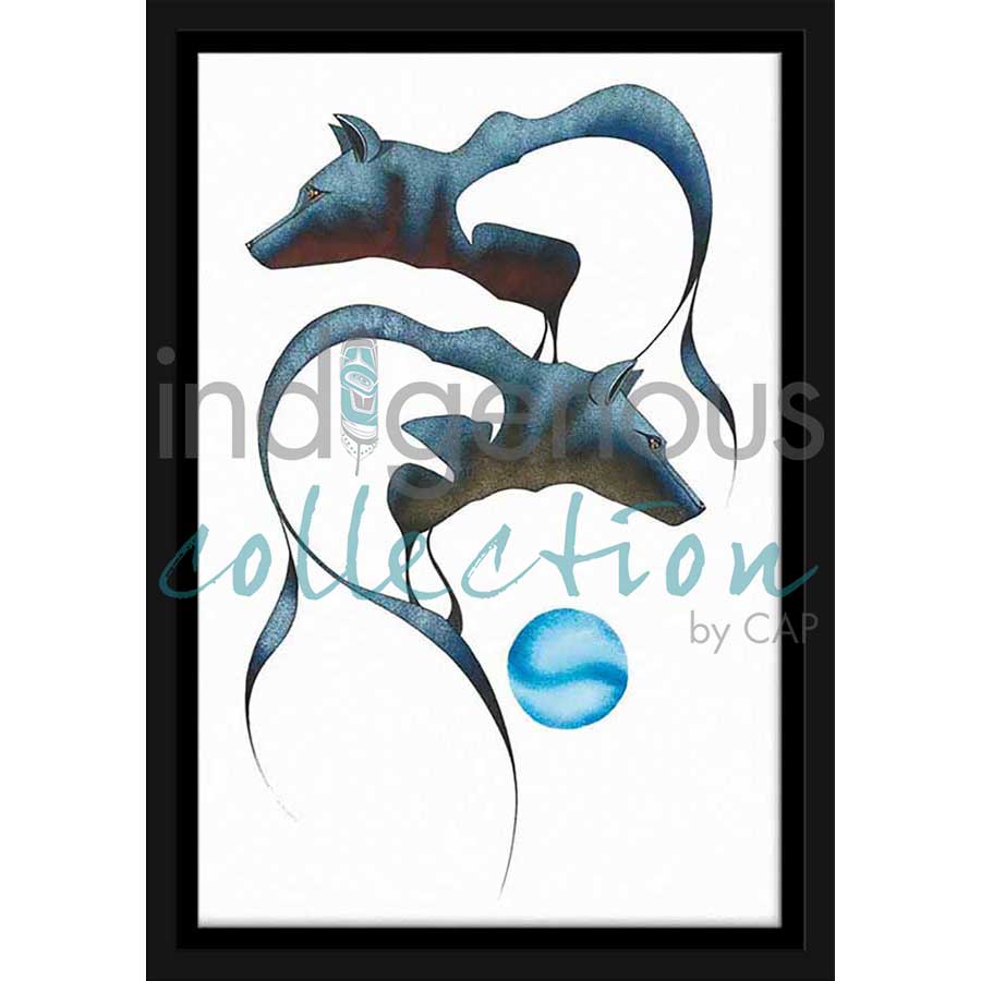 Majestic Hunters by artist Garnet Tobacco - Cree. Indigenous Collection