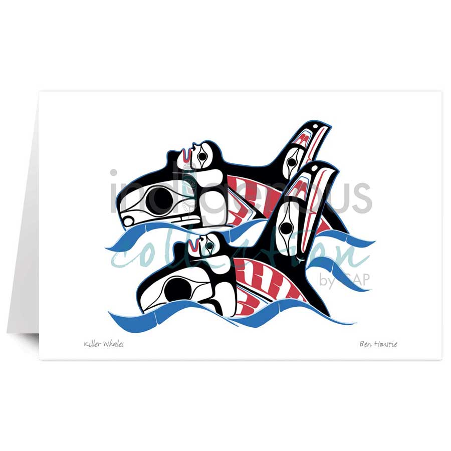 Killer Whales by artist Ben Houstie