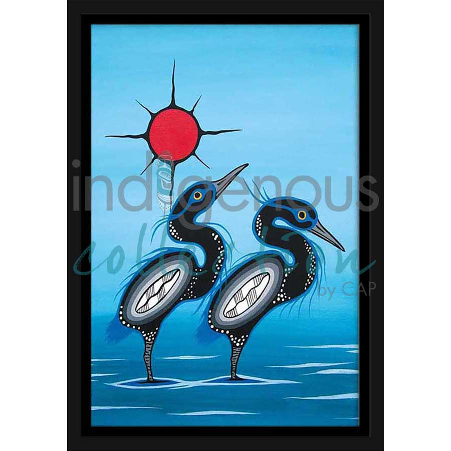 Togetherness by artist Kurt Flett - Oji-Cree. Indigenous Collection