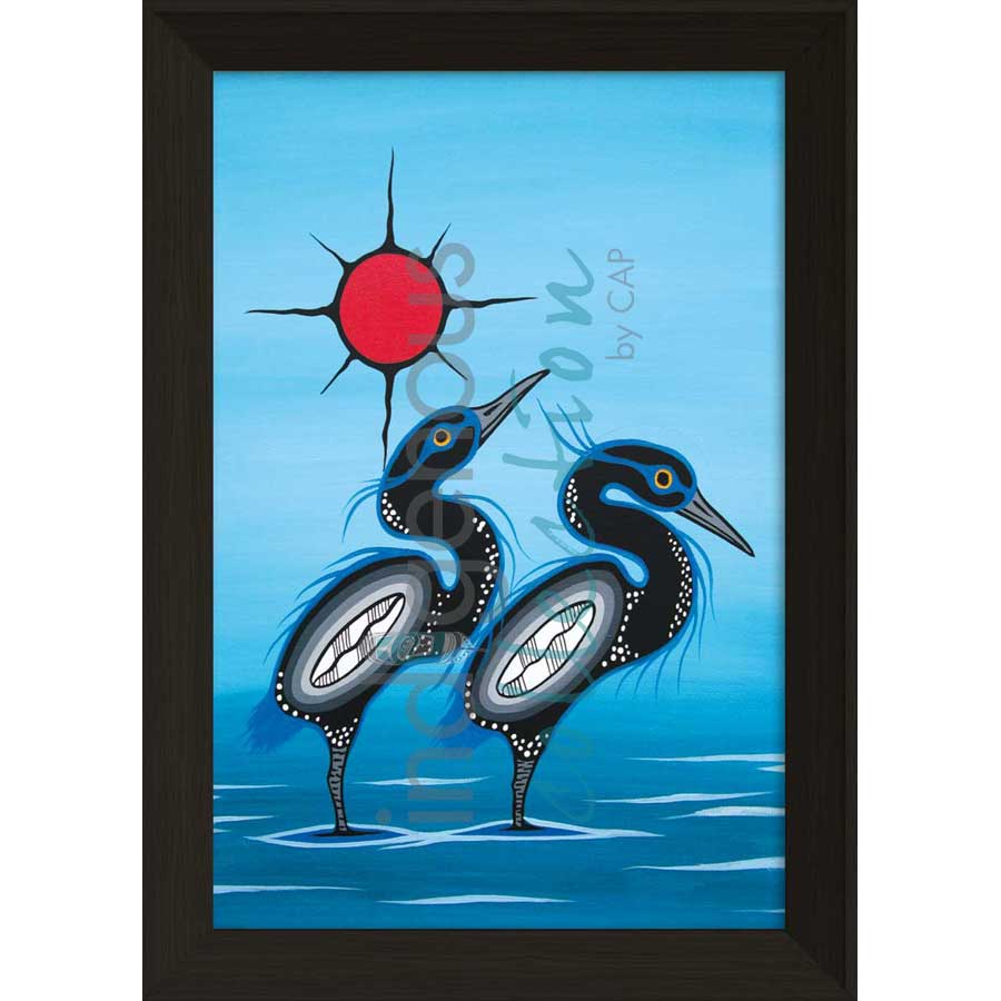 Togetherness by artist Kurt Flett - Oji-Cree. Indigenous Collection