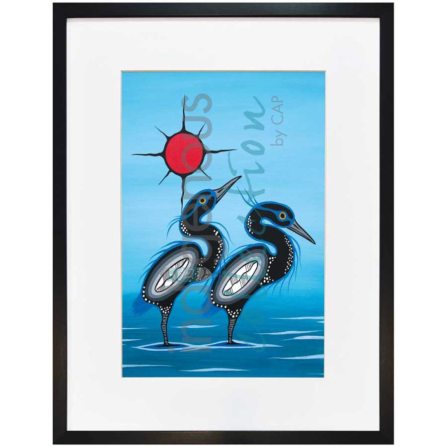 Togetherness by artist Kurt Flett - Oji-Cree. Indigenous Collection