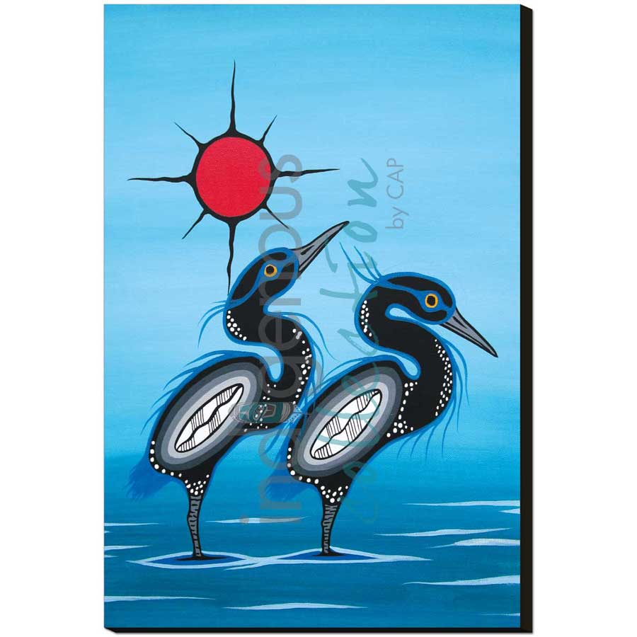 Togetherness by artist Kurt Flett - Oji-Cree. Indigenous Collection