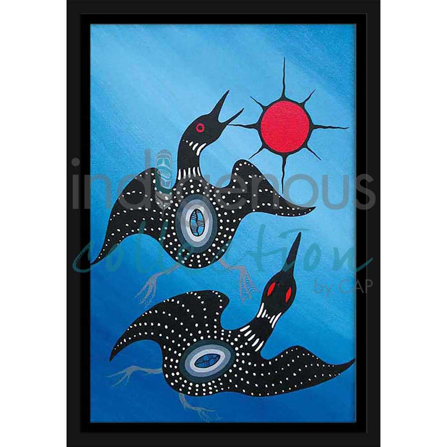 Direction by artist Kurt Flett - Oji-Cree. Indigenous Collection