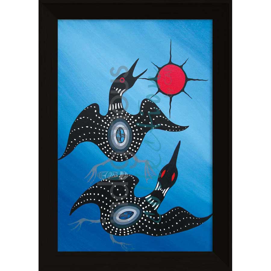 Direction by artist Kurt Flett - Oji-Cree. Indigenous Collection