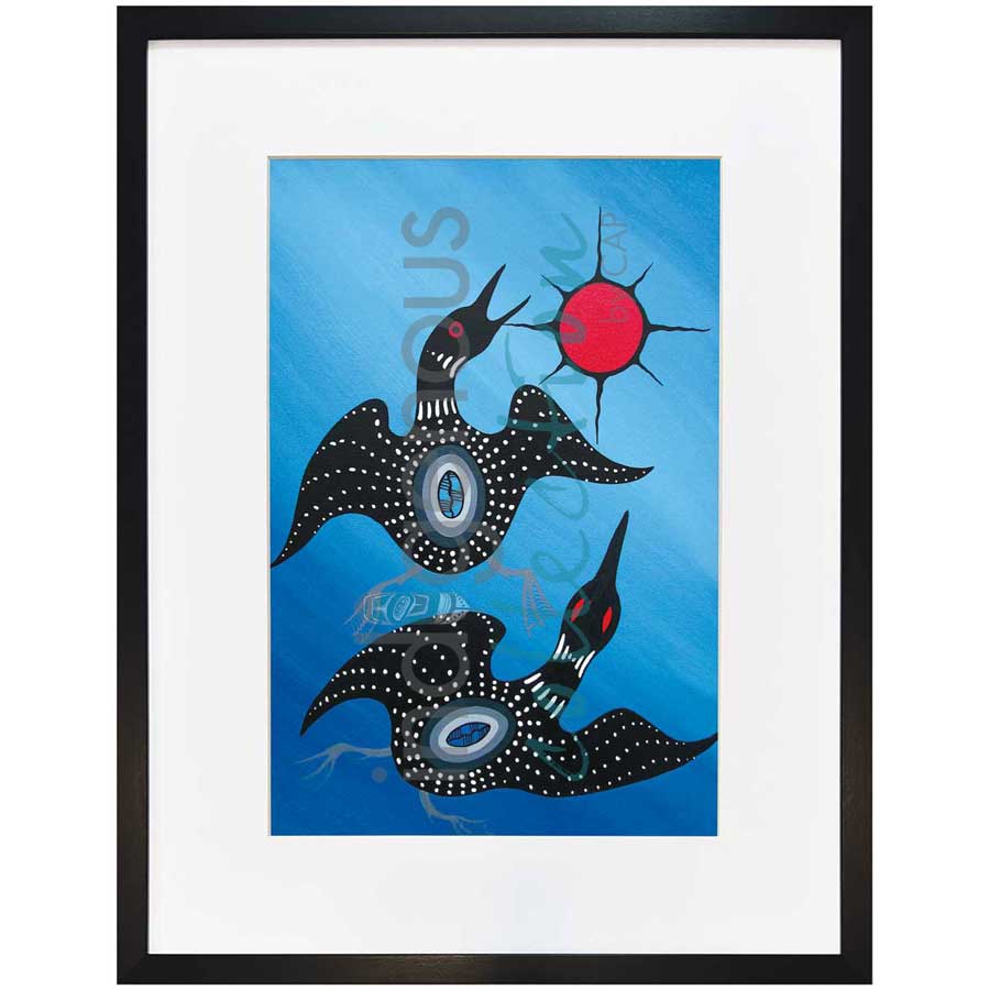 Direction by artist Kurt Flett - Oji-Cree. Indigenous Collection