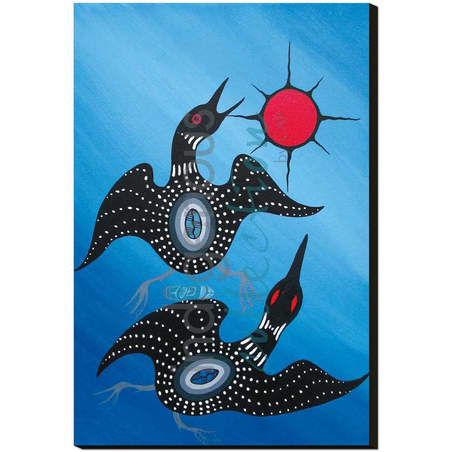 Direction by artist Kurt Flett - Oji-Cree. Indigenous Collection