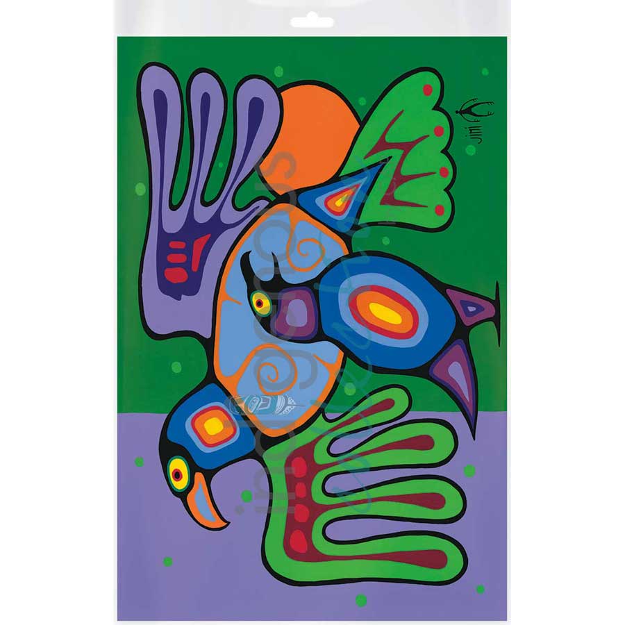 A Mother's Love by artist Jim Oskineegish - Ojibway. Indigenous Collection