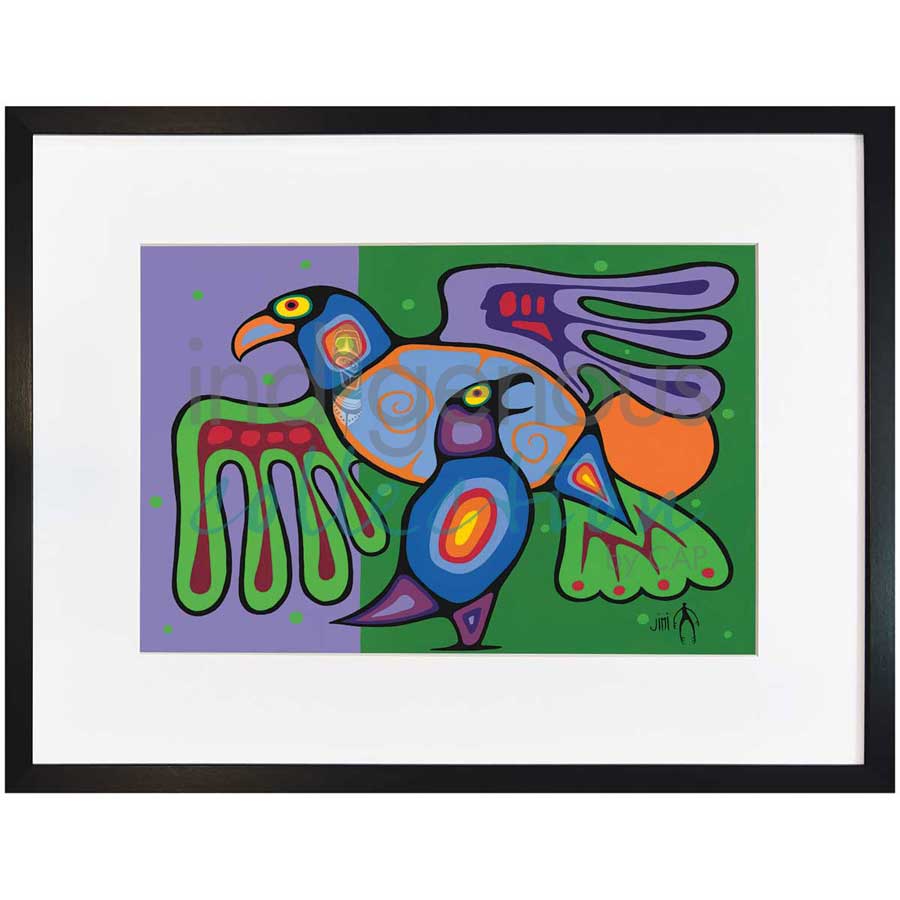 A Mother's Love by artist Jim Oskineegish - Ojibway. Indigenous Collection
