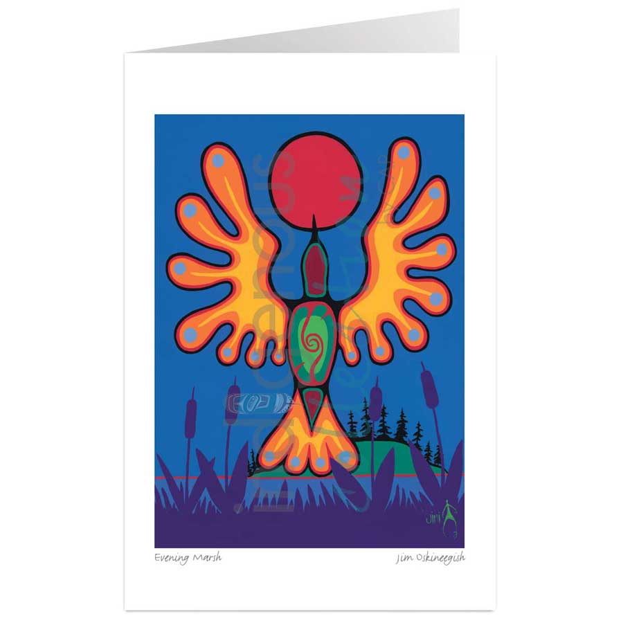 Evening Marsh by artist Jim Oskineegish