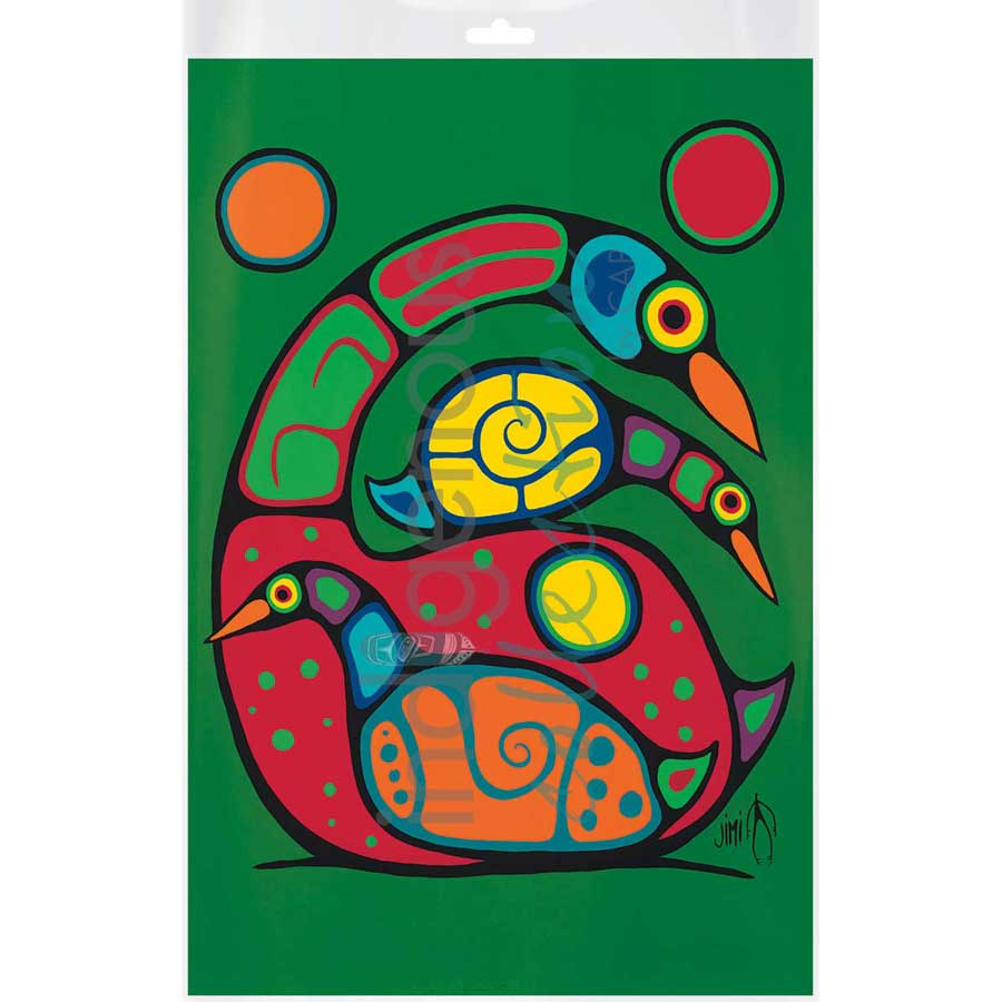 You Can Do It by artist Jim Oskineegish - Ojibway. Indigenous Collection