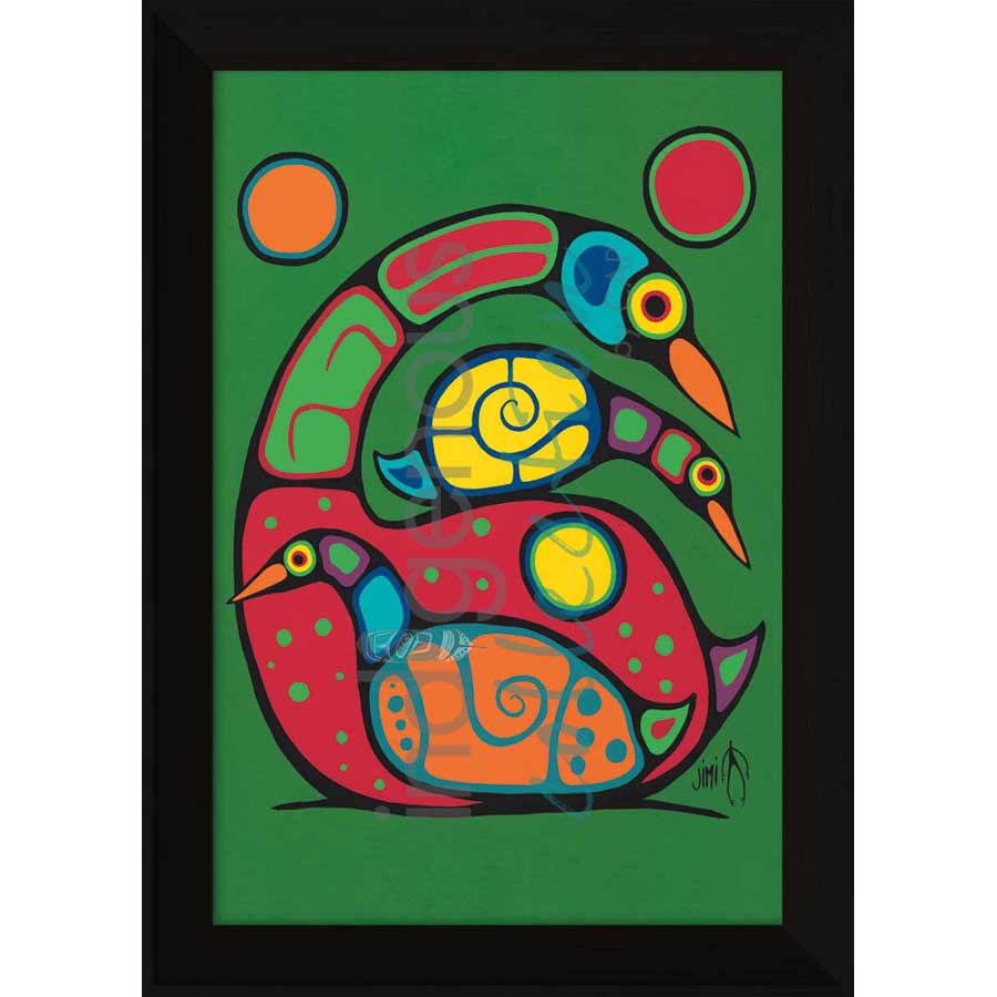 You Can Do It by artist Jim Oskineegish - Ojibway. Indigenous Collection