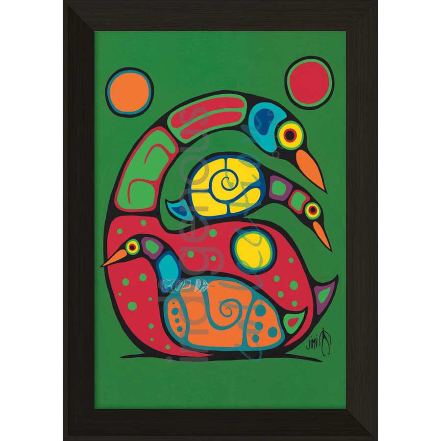 You Can Do It by artist Jim Oskineegish - Ojibway. Indigenous Collection