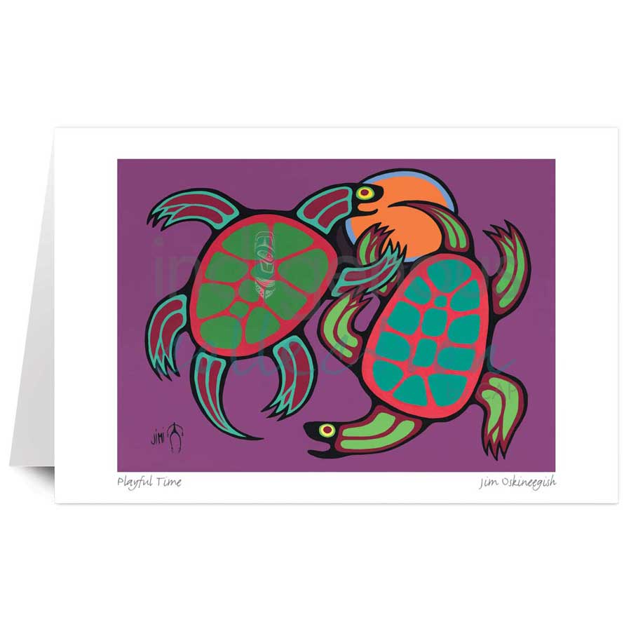 Playful Time by artist Jim Oskineegish