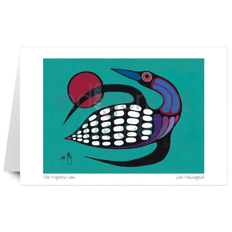 The Majestic Loon by artist Jim Oskineegish