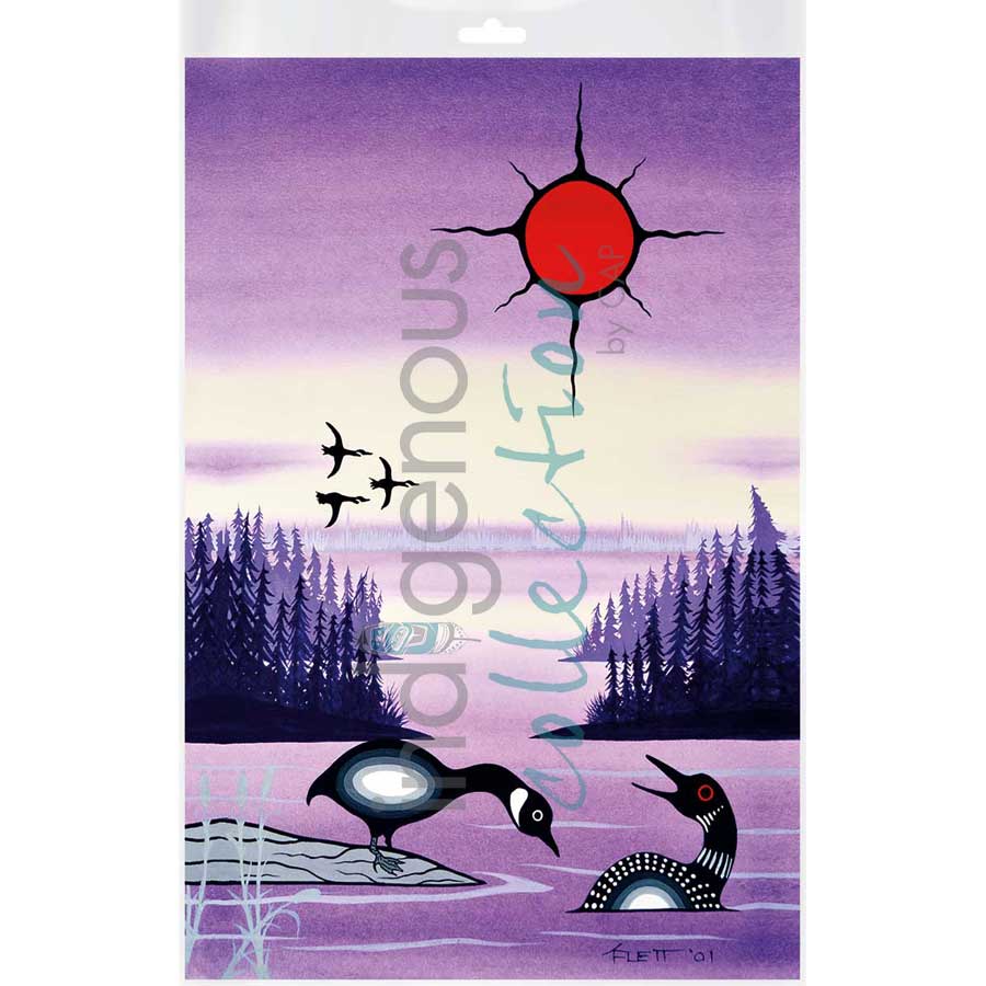 Playtime by artist Kurt Flett - Oji-Cree. Indigenous Collection