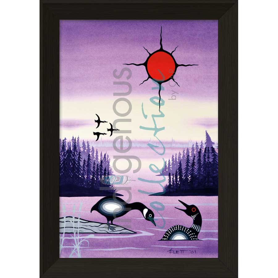 Playtime by artist Kurt Flett - Oji-Cree. Indigenous Collection