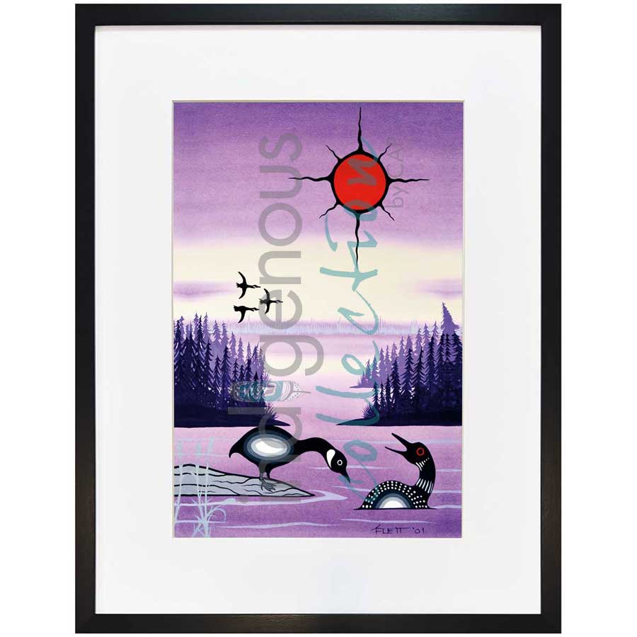 Playtime by artist Kurt Flett - Oji-Cree. Indigenous Collection
