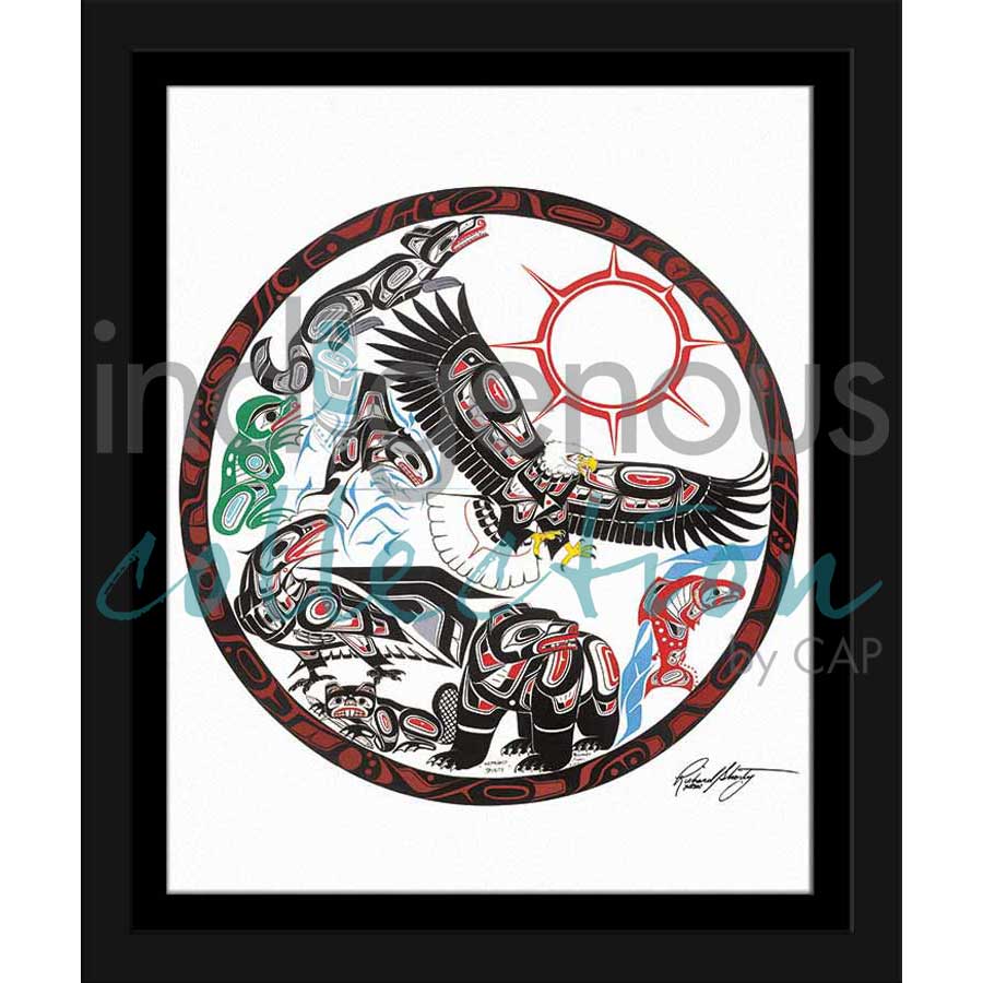 Wild Life Design by artist Richard Shorty - Northern Tutchone. Indigenous Collection