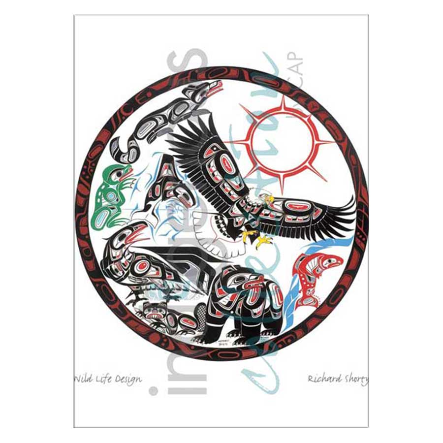 Wild Life Design Canvas Prints