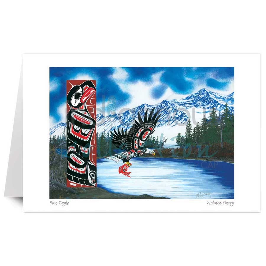 Blue Eagle by artist Richard Shorty