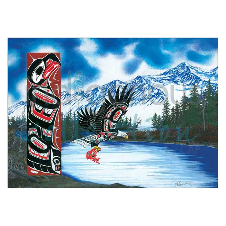 Blue Eagle Canvas Prints