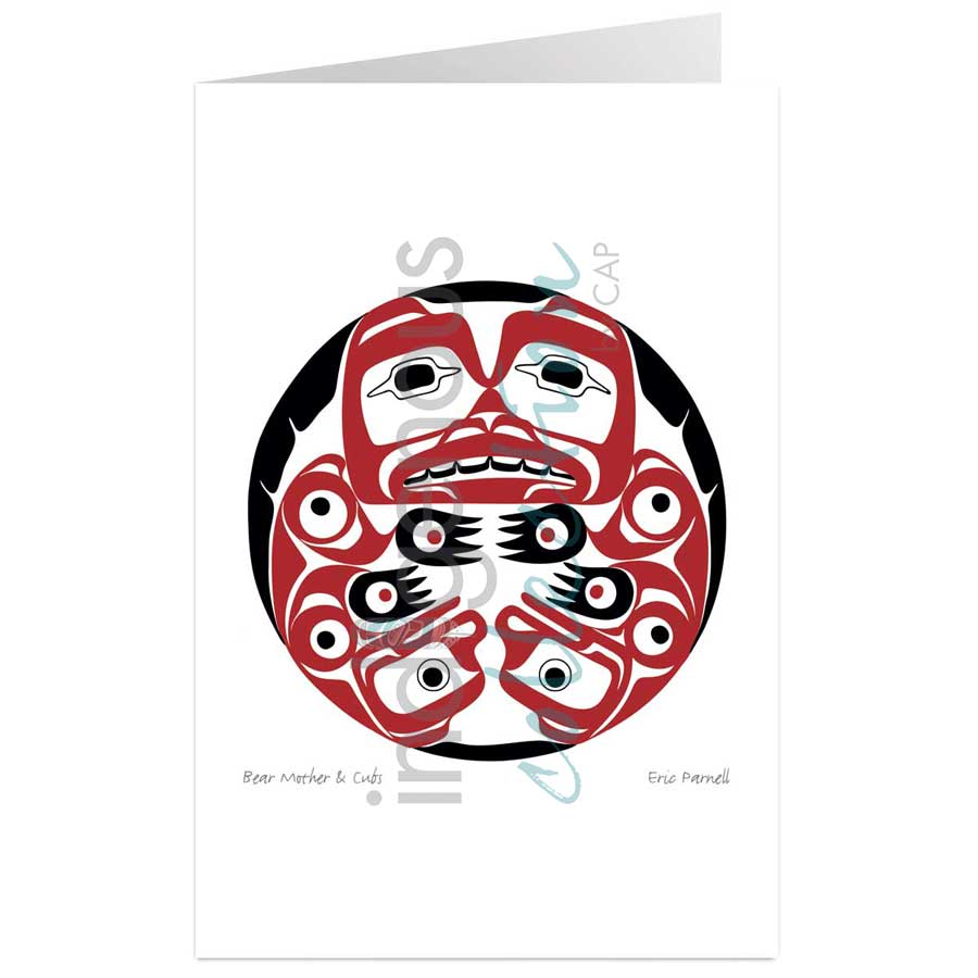 Bear Mother & Cubs by artist Eric Parnell