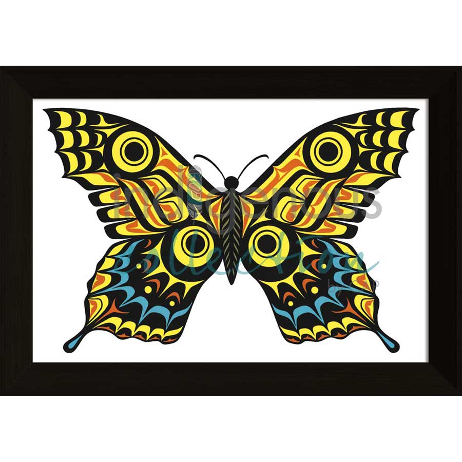 Haida Butterfly by artist Clarence Mills - Haida. Indigenous Collection