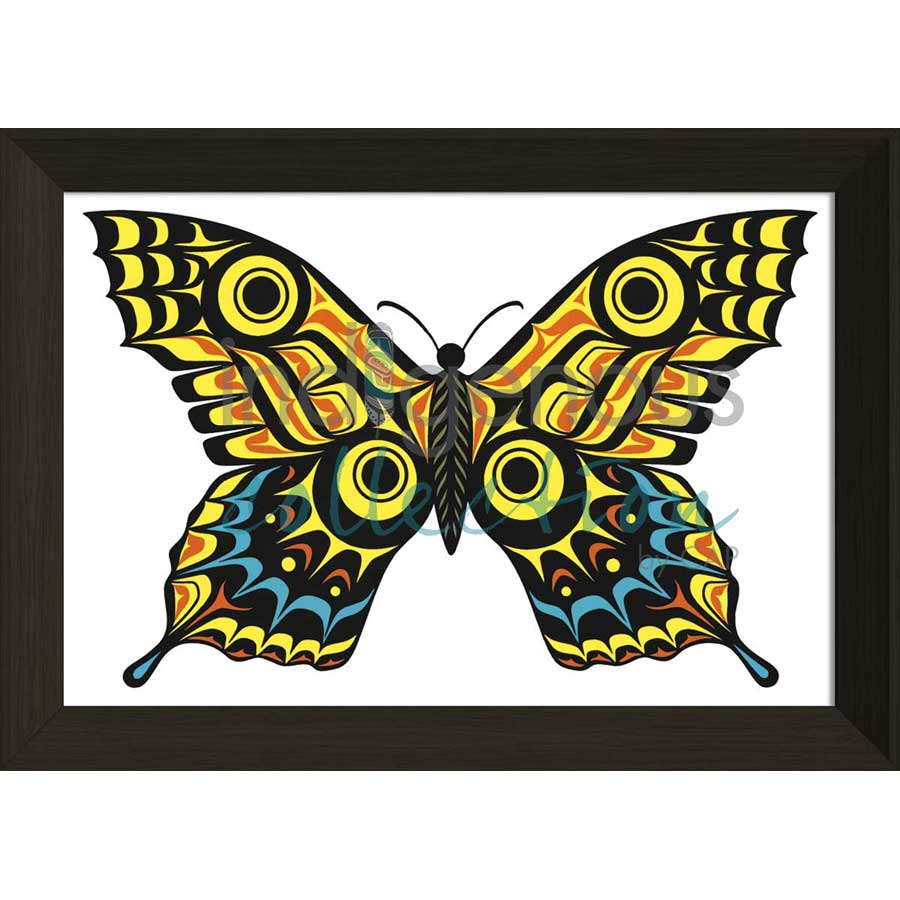 Haida Butterfly by artist Clarence Mills - Haida. Indigenous Collection