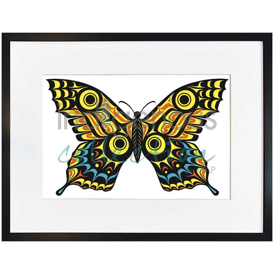 Haida Butterfly by artist Clarence Mills - Haida. Indigenous Collection