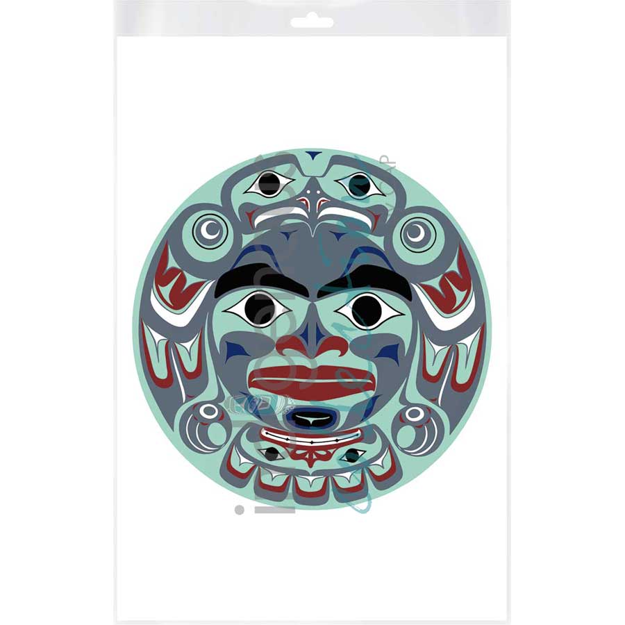 Haida Full Moon by artist Clarence Mills - Haida. Indigenous Collection