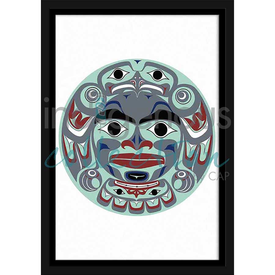 Haida Full Moon by artist Clarence Mills - Haida. Indigenous Collection