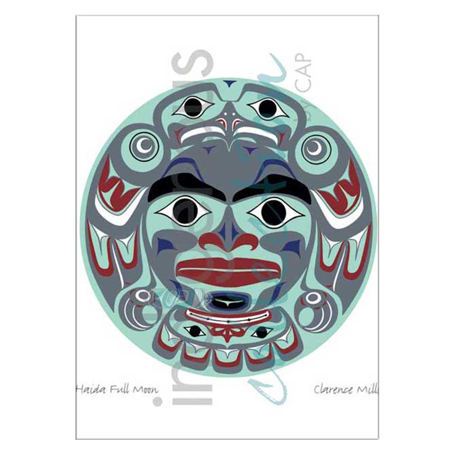 Haida Full Moon Canvas Prints