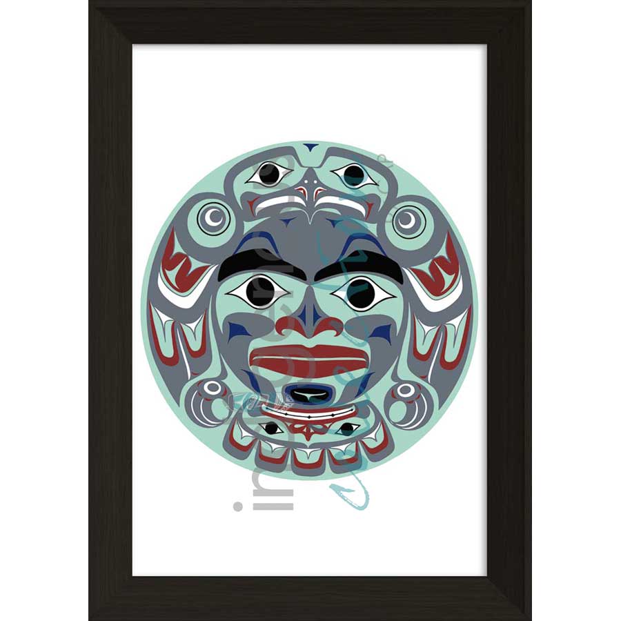 Haida Full Moon by artist Clarence Mills - Haida. Indigenous Collection
