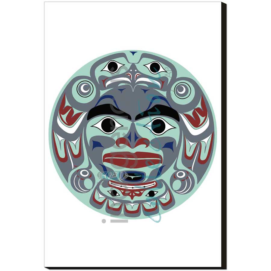 Haida Full Moon by artist Clarence Mills - Haida. Indigenous Collection