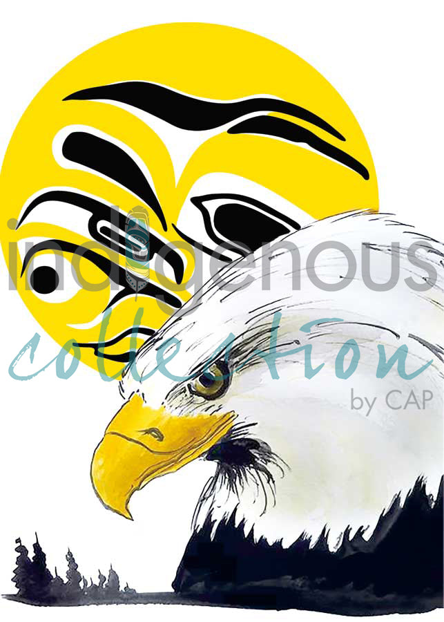 Eagle Moon by artist Edgar Alan Rossetti