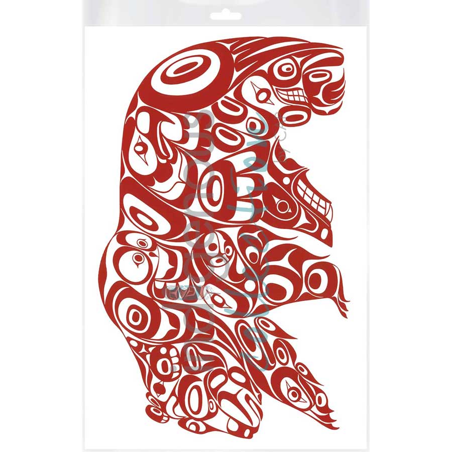 Bear Design by artist Jonathan Erickson - Gitksan. Indigenous Collection